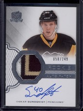 2016-17 The Cup Oskar Sundqvist Rookie Patch Auto 3-Color True RPA RC /249