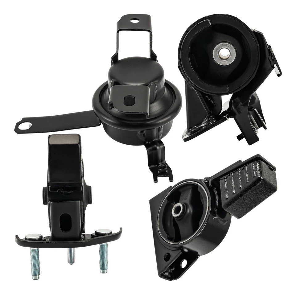 Комплект креплений двигателя и коробки передач 4 шт подходит для Toyota Corolla Chevrolet Prizm 98-02 годов выпуска - Изображение 2 из 4