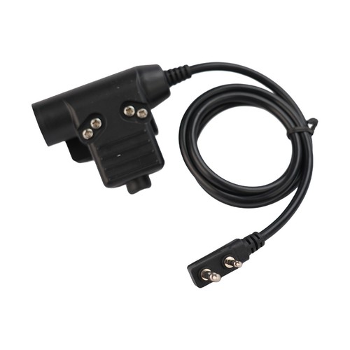Adapter U94 PTT Cable For Z-Tactial Hub Push To Talk ABS Black Converter - Zdjęcie 9 z 56