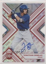 2018 Elite Extra Edition Status Red Die-Cut 52/75 Jonathan Ornelas #138 Auto fm0