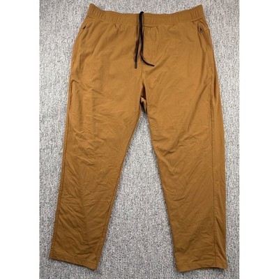 Public Rec Pants Mens 40*/30 Brown All Day Every Day Tapered Jogger Drawstring