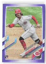 2021 Topps Chrome Update Jonathan India Purple Refractor #USC96 RC Reds