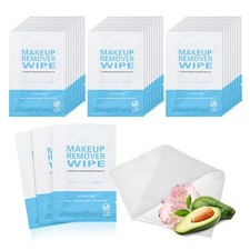 100 Pack Individual Makeup Remover Wipes Bulk,Individually Wrapped Face Clean...