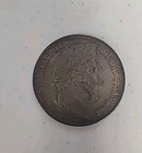 1837 France 5 Francs Louis Philippe I Silver Crown Coin 25g .900 Écu
