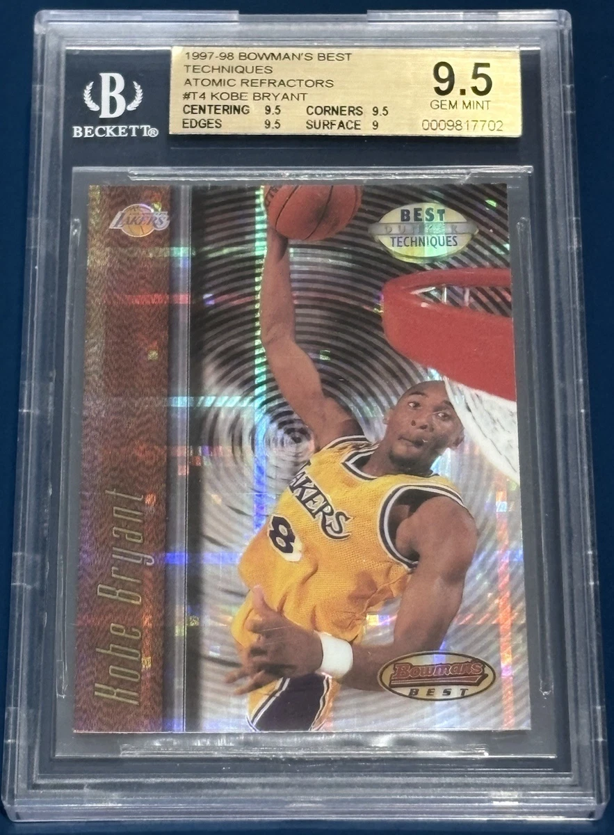 Bowman Kobe Bryant Basketball 1997-98 Season Sports Trading Cards