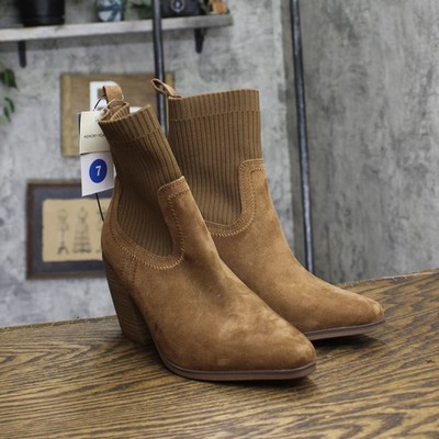 Universal Thread Womens Kinley Ankle Boots 88225814 Cognac Brown 7M