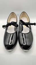 Danshuz Black Patent Leather Tap Shoes Women  s Size 8M 5529