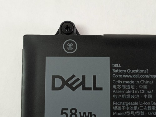 Dell Latitude 7330 2-in-1 3625 mAh 4 Cell 15.2 V Laptop Battery 07KRV - Picture 3 of 6