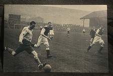 Repo Postcard Stanley Matthews playing for a RAF during a wartime March 1943 New