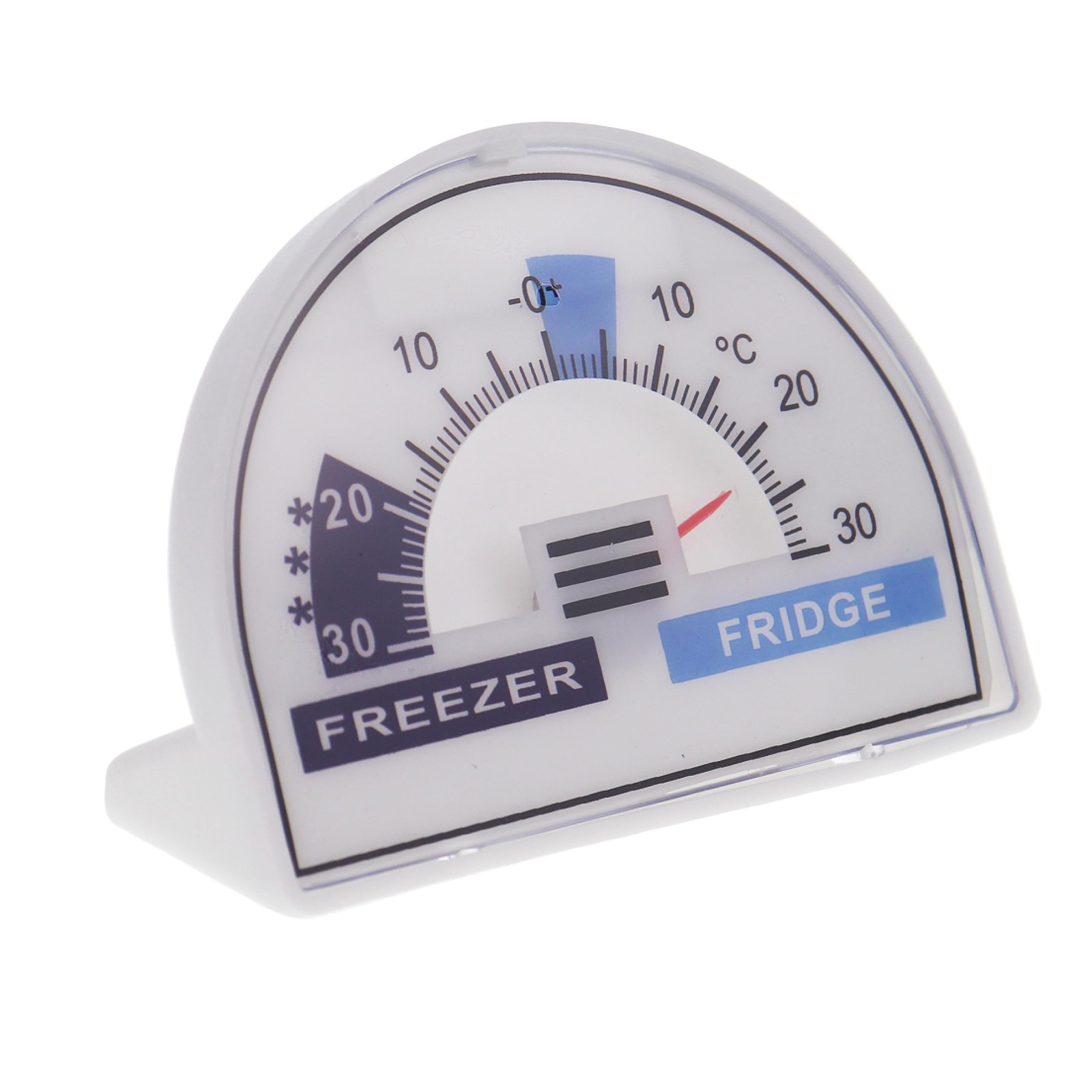 Fridge Thermometer or Freezer Dial with Recommended White
