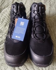 Shoes For Crews Carrig Mid (O2 ESD) Unisex Non-slip Hiker Boots Black UK Size 13