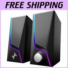 Dual-Magnet Speaker Units with Touch Control Lighting