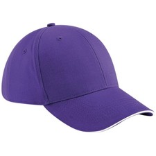 Beechfield Athleisure 6 Panel Cap B20 - Classic Baseball Hat Pre-curved Peak