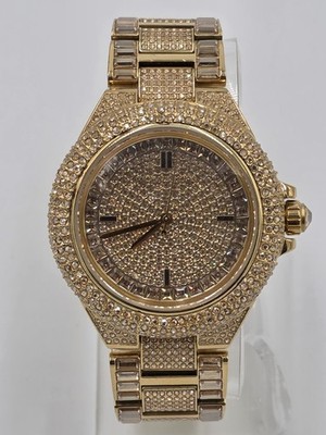 MICHAEL KORS CAMILLE MK5720 GOLD PAVE CRYSTAL DIAL AND BRACELET WOMENS WATCH
