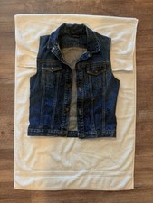 Calvin Klein Vest Vintage Size 18 X-Large (runs small) Denim Blue Jean USA Made