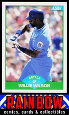 1989 Score #28 Willie Wilson Kansas City Royals
