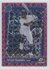 2021 Donruss Optic Rated Rookie Pink Velocity Prizm 174/249 Taylor Trammell 8k4