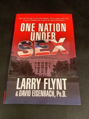 LARRY FLINT SIGNED BOOK HARDCOVER ONE NATION 1ST EDITION HUSTLER DAVID EISENBACH