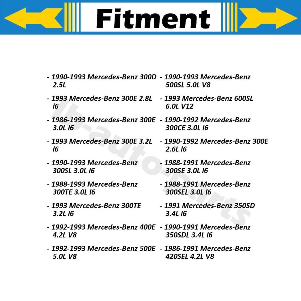 Manguera de freno delantera 2x para 1977 1978 1979 1980 Mercedes-Benz 280SE 2,8 L Foto 3 de 4