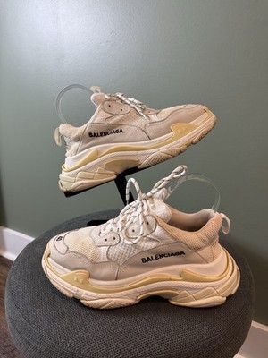 Balenciaga Triple S leather trainers 40 size
