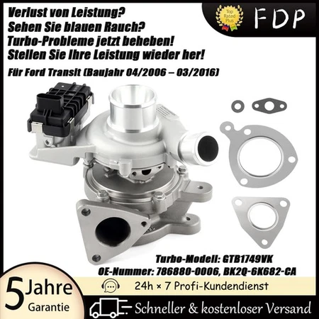 Turbolader FORD TRANSIT Pritsche/Fahrgestell  2.4 TDE (FM_ _, FN_ _)