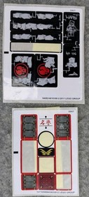 LEGO OEM Sticker Sheet Lot (11) Ninjago Chima Agents Knights Kingdom 2000&ndash;2016