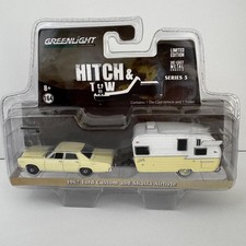 GREENLIGHT HITCH & TOW 1967 FORD CUSTOM AND SHASTA AIRFLYTE 1/64