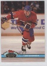 1991-92 Topps Stadium Club Tom Chorske (The Sporting News on Back) #276 1h9