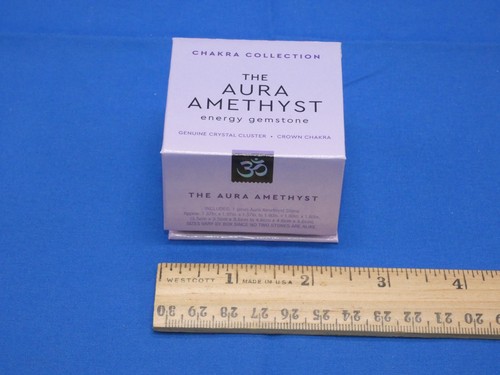 Arua Amethyst Chakra Collection Energy Gemstone Crystal Cluster Original Box New - Picture 7 of 7