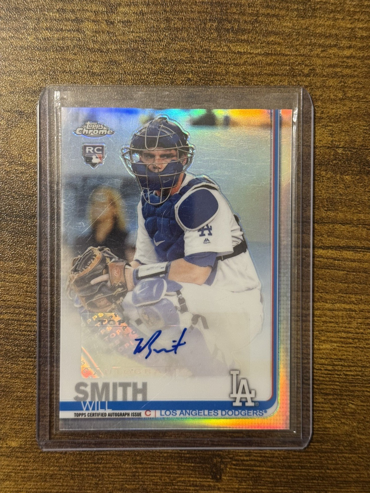 2019 Topps Chrome Update WILL SMITH ROOKIE RC Refractor Auto CUA-WS Dodgers