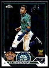 Julio Rodriguez 2023 Topps Chrome #200 Mariners FREE SHIPPING AutographDen