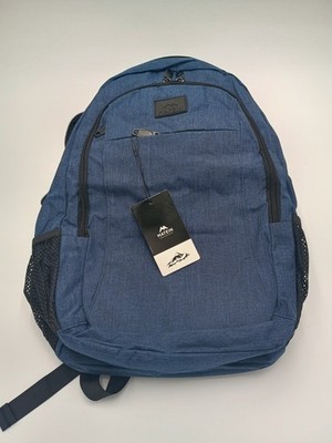 Matein Blue Backpack Anti-Theft laptop Pocket Luggage Strap Adjustable Straps
