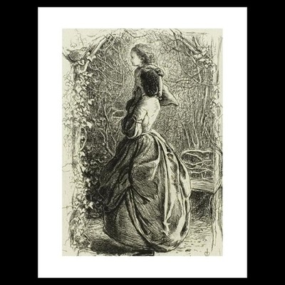 Sir John Everett Millais - Happy Springtime (1860) Art Card Print