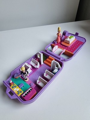 Polly Pocket Kamera Hochzeitsszene Blue Bird 1998 mit Originalfiguren Vintage