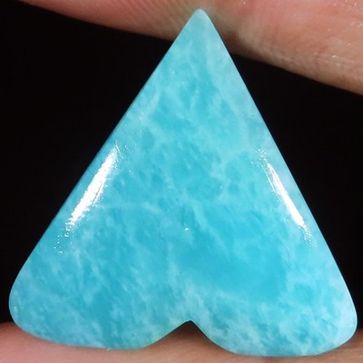 31.75 Cts 100% Natural Amazonite Fancy Cabochon Loose Gemstone 27x28x6 mm NJ-09