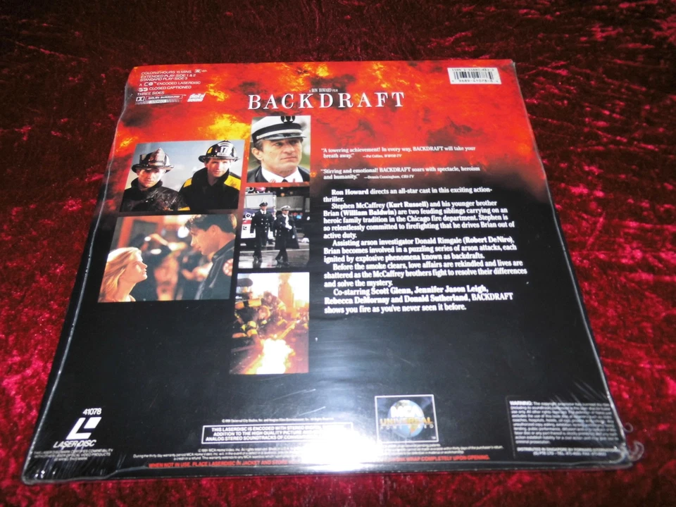backdraft sind zwei laserdisc in englisch - Bild 2 von 2