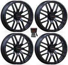 System 3 ST-3 Black UTV Wheels 24" Honda Pioneer 1000 / Talon
