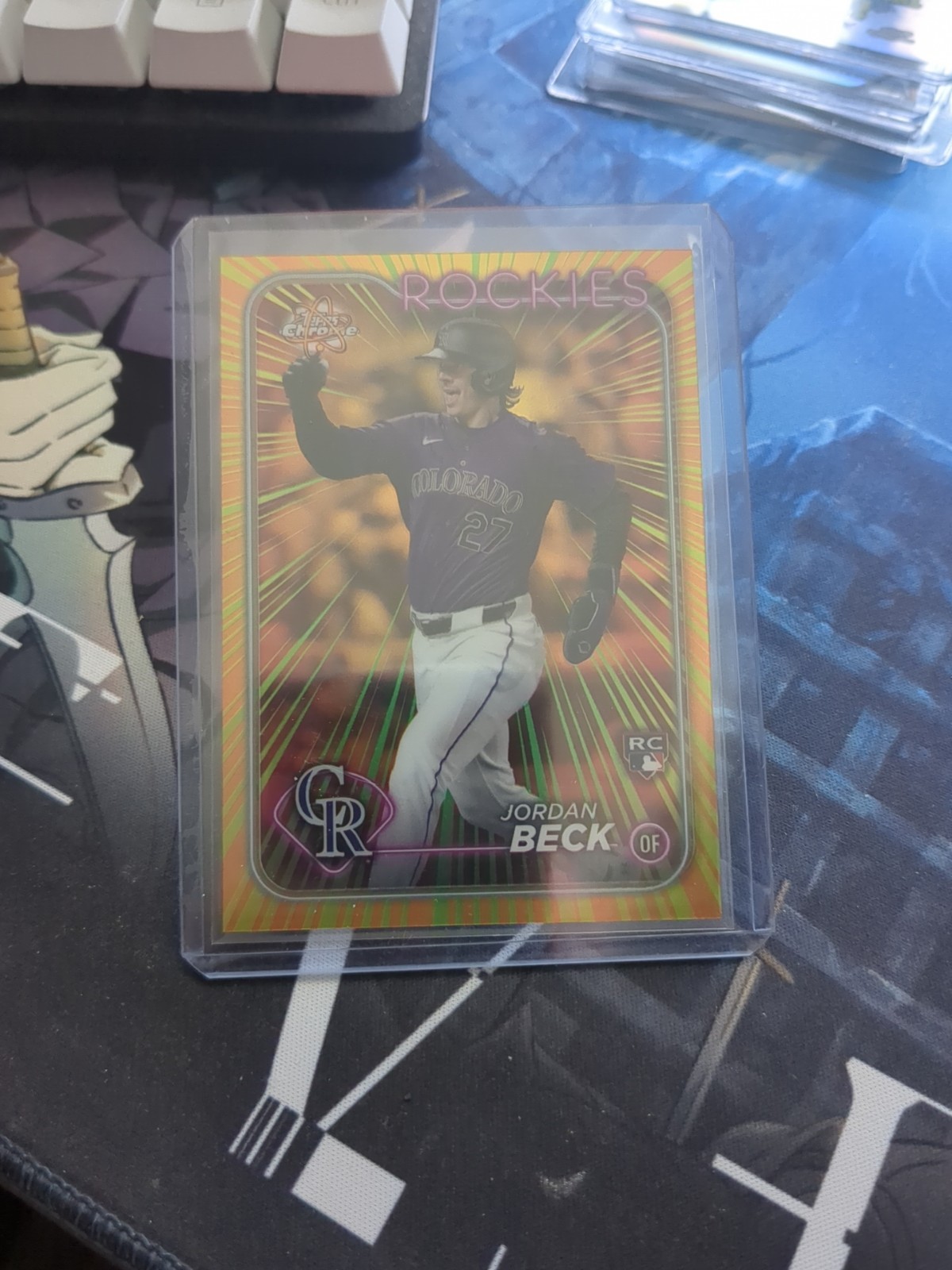 2024 Topps Chrome Update Radiating Rookies Jordan Beck #RR-29 (RC) Case Hit!