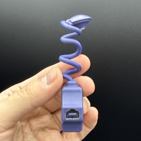 Nyko Game Boy Color Advance GBA Worm Light Indigo Purple GBC Gameboy - Tested