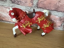 PAPO White Horse with Red Cover Red Lion King Horse Action Figure PAPO 2005_AA32
