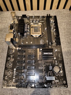 Biostar TB360-BTC 2.0 Pro Mining Motherboard, 12 PCIe Slots