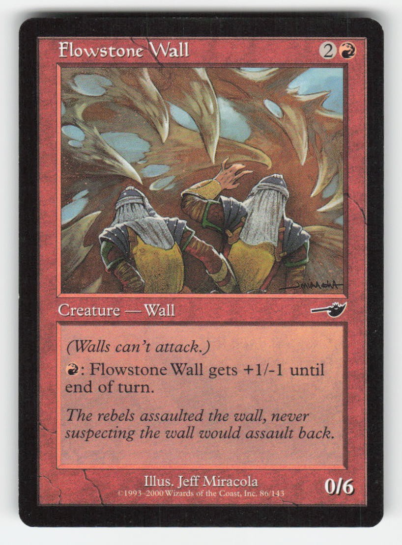 2000 Flowstone Wall Nemesis 80 MTG