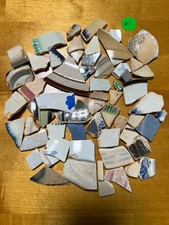 Hand Collected Sea tile Pottery Rare Underwater Natural Authentic