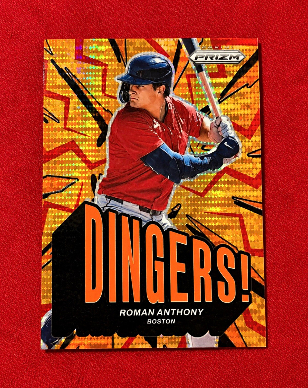 2025 Panini Prizm Dingers! Roman Anthony No. 5 Red Sox 328/399 Insert