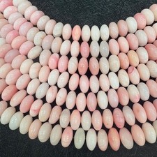 4x7mm 7x11mm Natural Pink Queen Conch Shell Rondelle Beads for Jewelry Making