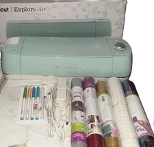 Cricut Explore Air 2 Bundle Mint Green Tested...