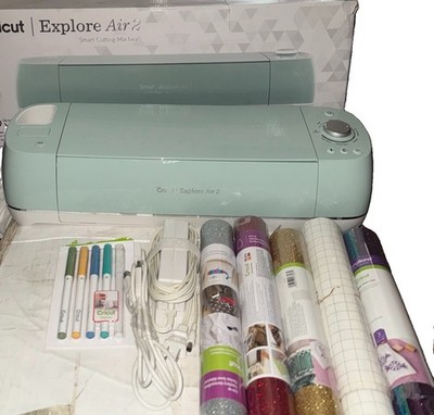 Cricut Explore Air 2 Bundle Mint Green Tested Working