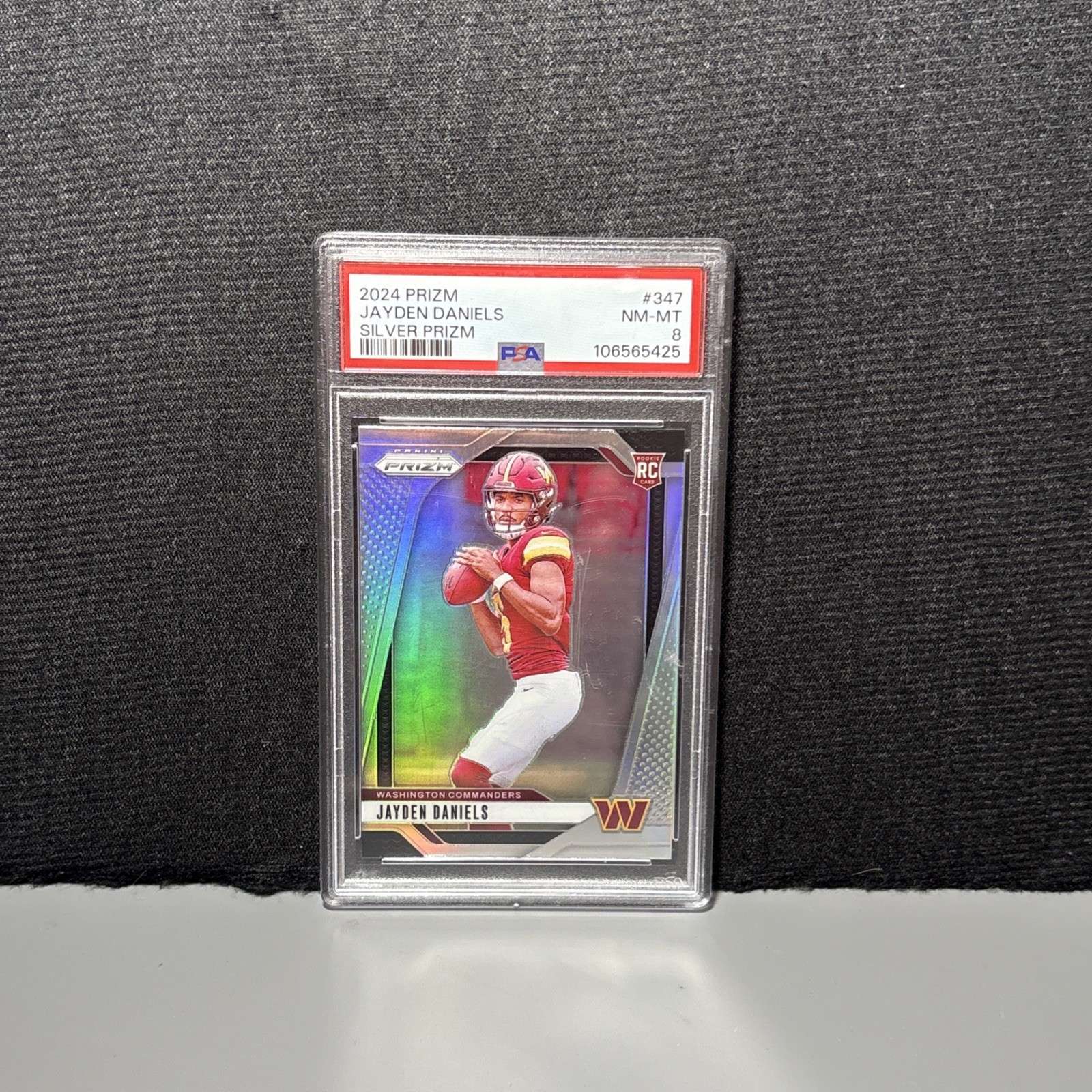 2024 Panini Prizm - Rookies Jayden Daniels #347 Silver Prizm (RC)