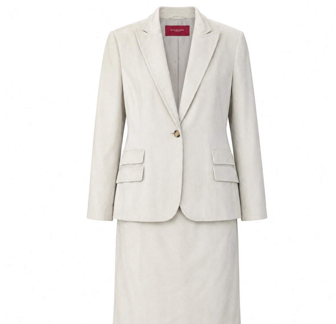 Disfraz de mujer Burberry talla 46/44 falda y blazer con cordón, Nova-Check