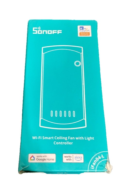iFAN04 WiFi Ceiling Fan Light Controller, APP Control & Remote Control - New
